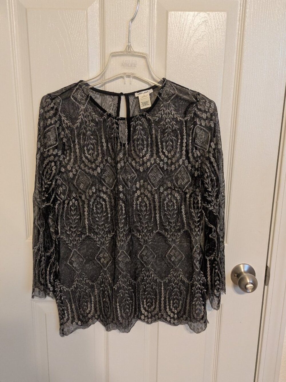 Sheer Tunic with Embelishment